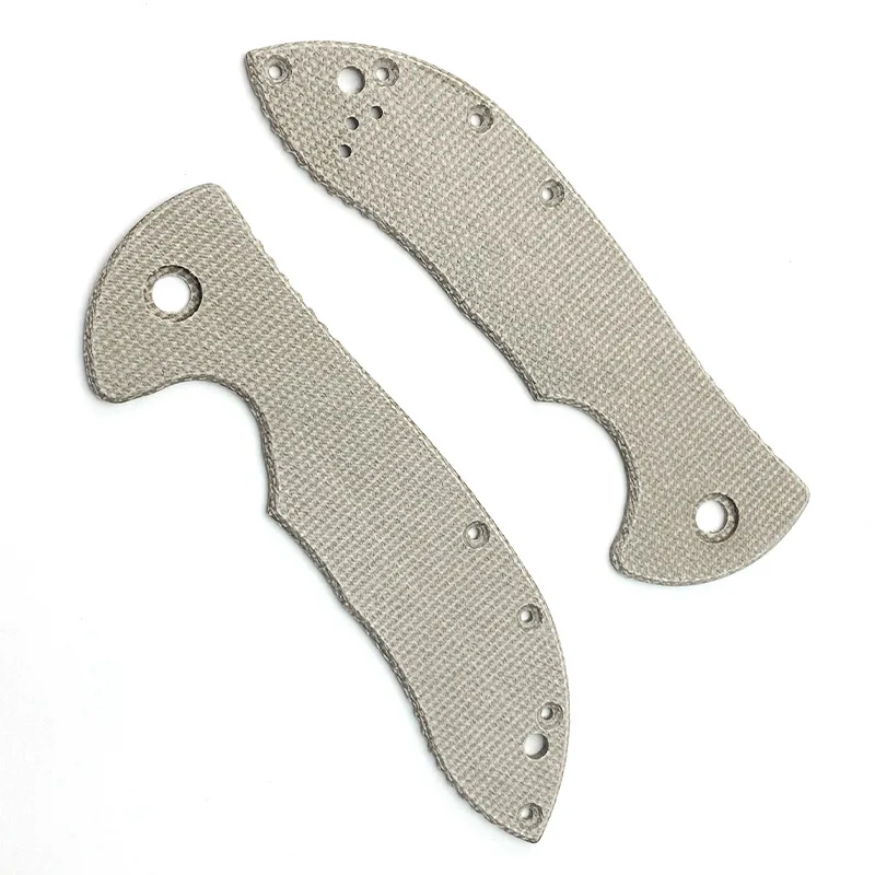 A Pair Custom MicartaNon-slip Grip Handle For Emerson Commander Folding Tool Shank Accessories