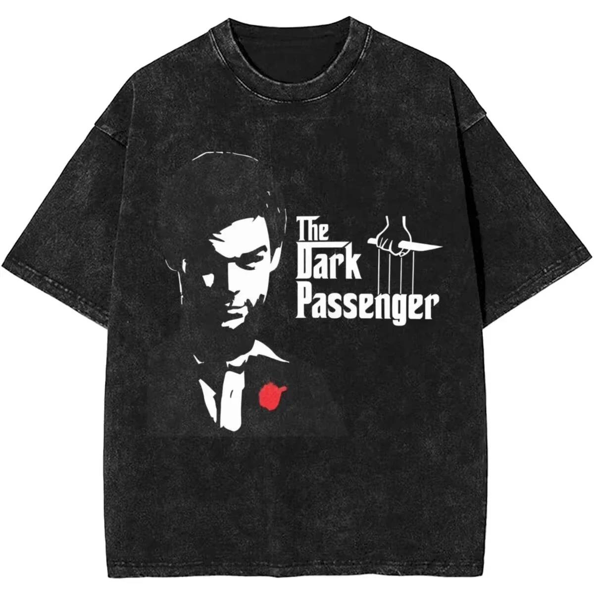 Nuovo Dexter Morgan Edition Dito medio Retro Trendy Vintage Lavato T-shirt Estate Y2K Top in cotone Uomo Donna Tees Manica corta