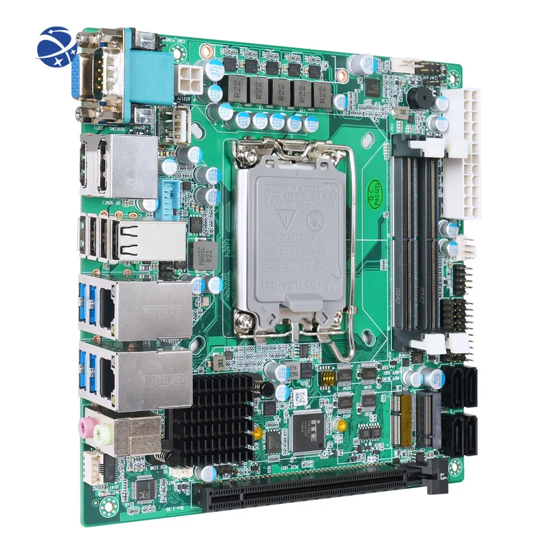 

Zunsia 17x17 ITX Motherboard LGA1700 H610 B660 H670 Chipset PCI-E4.0 X16 Slot Triple Display Computer Motherboard with RAM PC