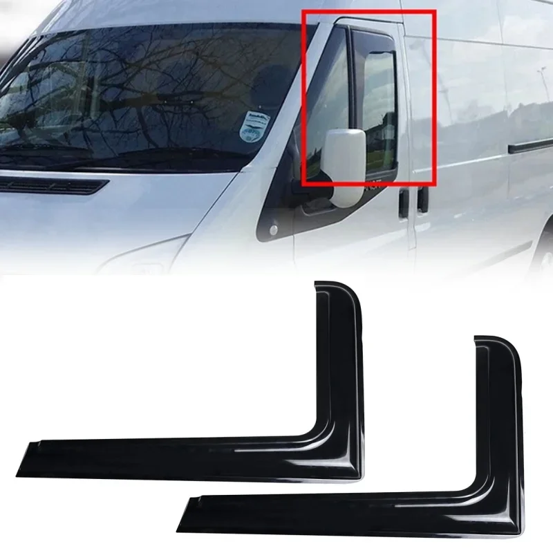 

1 пара передних левых и правых L-образных дефлекторов для защиты от ветра и дождя для Ford Transit Mk6 Mk7 2000-2013, детали навесов и укрытий