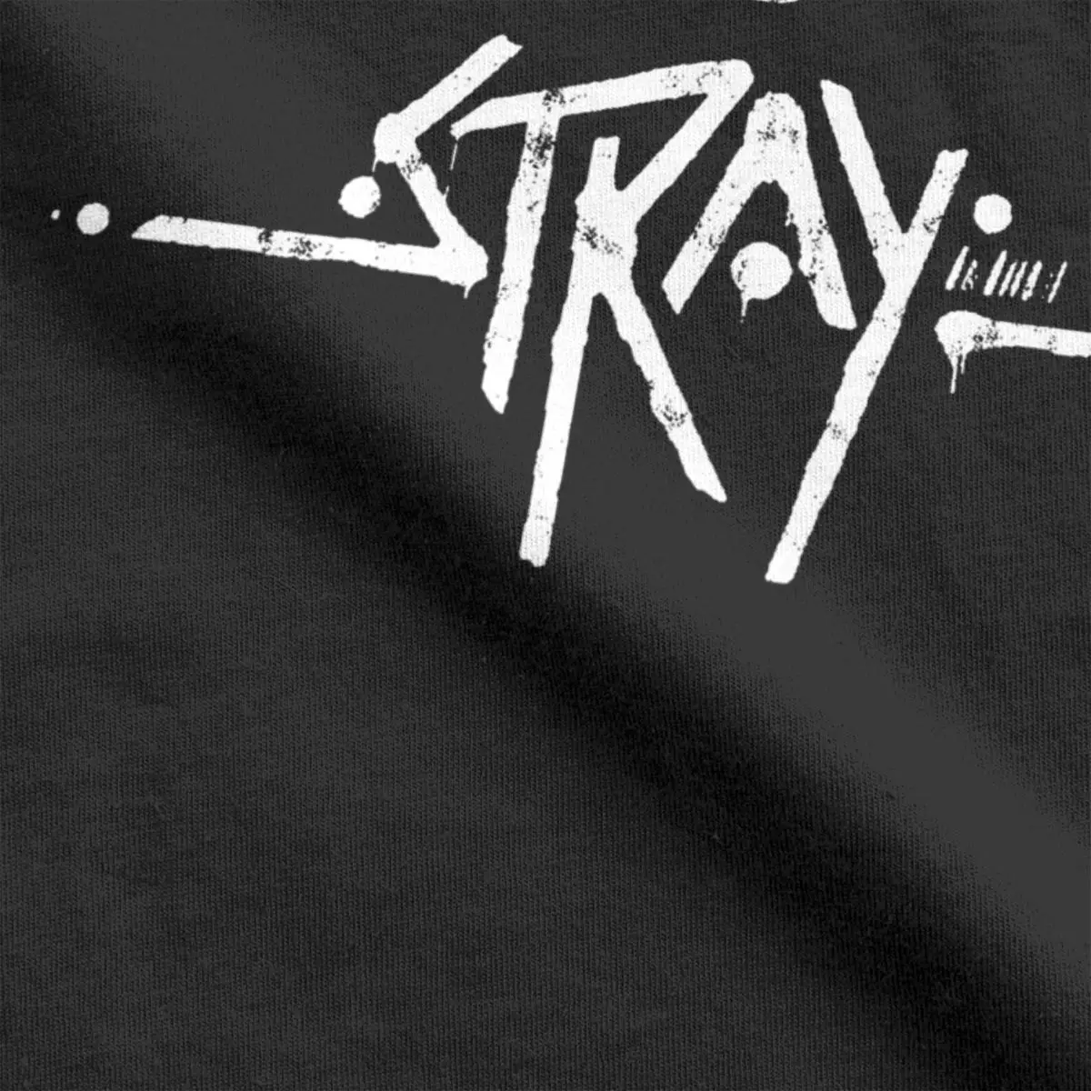 T-shirt con logo Stray Game T-shirt da uomo divertente in cotone girocollo T-shirt a maniche corte regalo di compleanno