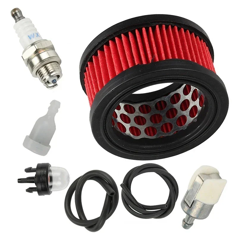Kit de Filtro de ar para Eco 13030039730 Cs370 Cs400 Cs5000 Cs-3500 Motosserra Filtro de Combustível Vela de Ignição Primer Bulb Tanque de Linhas de Combustível