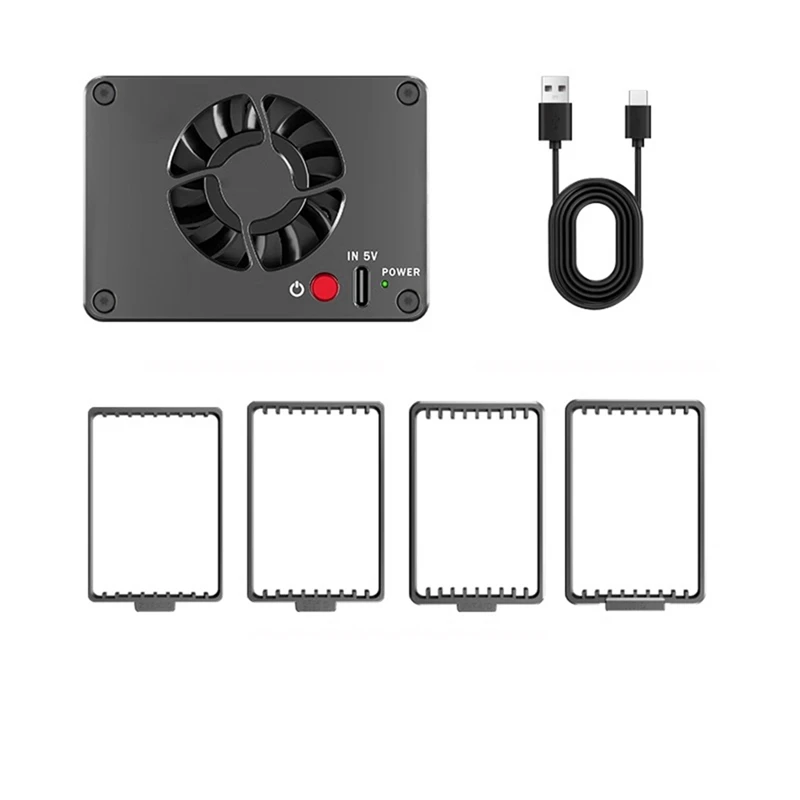 

Camera Cooling System Quiet Camera Radiator Heat Sink For Canon Sony FUJIFILM ZV-E10 A7M4 R5 R7 R6 XT4