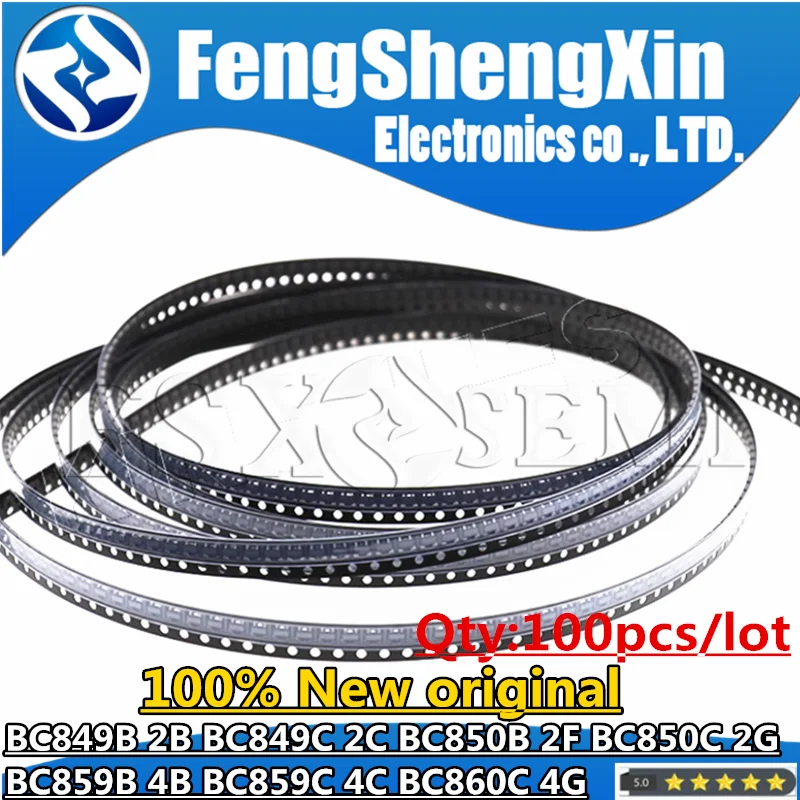 100Pcs Bc849B 2B Bc… - image