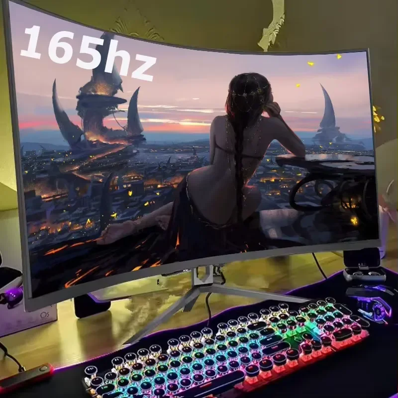 FY 144Hz 165Hz High Refresh Gaming Monitor 2K 4K LCD Screen 19‑32 Inch Multi‑Size For Esports Gamers