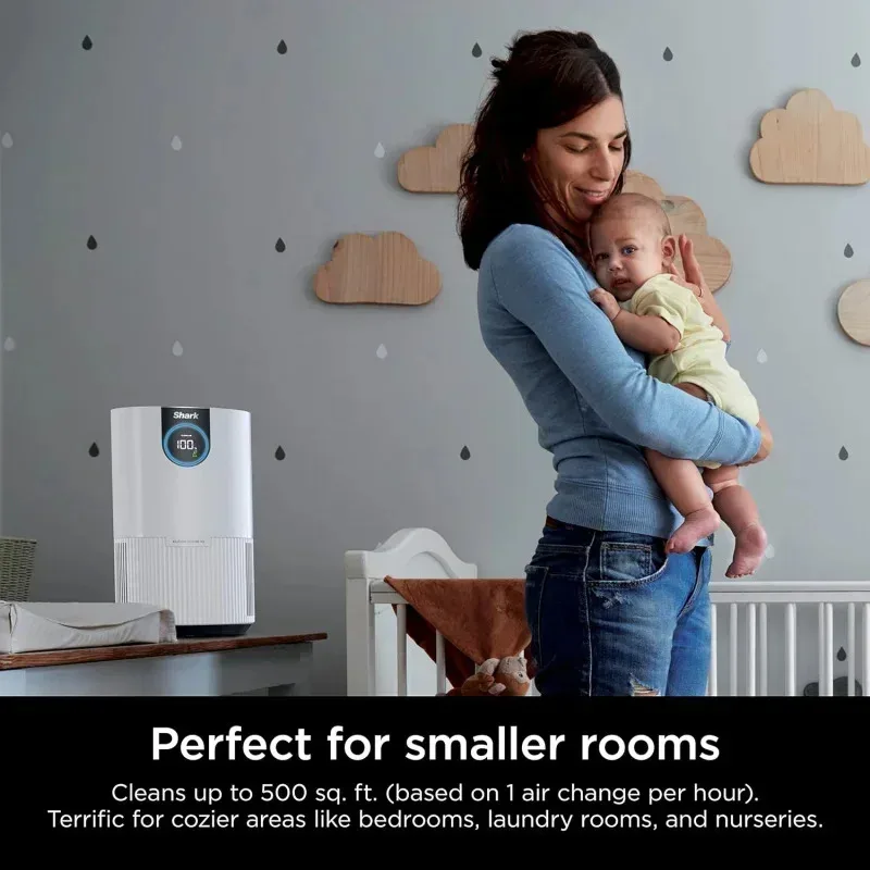 TGBFShark HP102PK2 Clean Sense Air Purifier,Allergies,2 Pack,HEPA Filter,Captures 99.98% of Particles,Dust,Smoke,Allergens,Ali