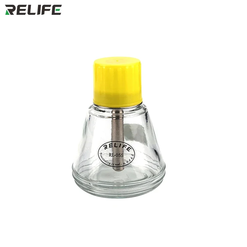RELIFE bottiglia di solvente in vetro RL-055 tubo di aspirazione in metallo tipo di pressatura bottiglia d'acqua automatica bottiglia di alcol con nucleo in rame