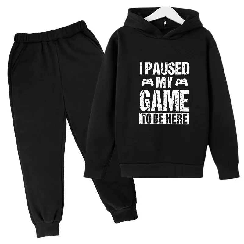 Kids Cartoon One Piece 2pcs Hoodie+jogging Pants Tracksuits 3-13 Years Boys Girls Casual Outifts Sets Children Clothes