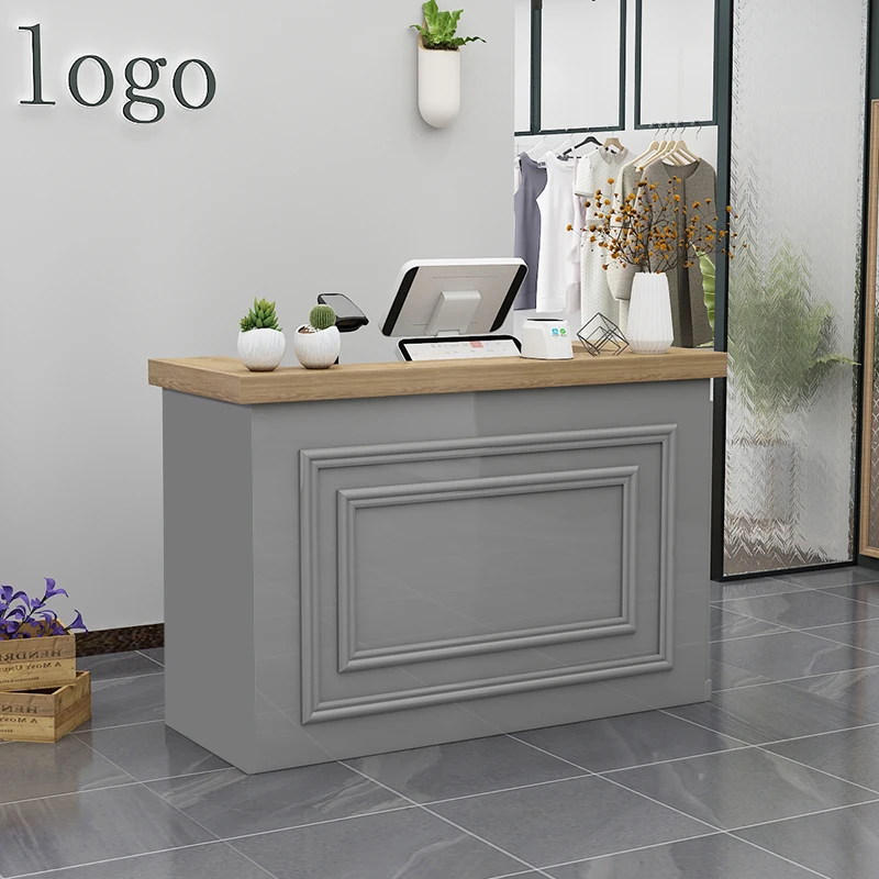 

Cashier Hair Salon Reception Desks Luxury Decorations Beauty Salon Modern Reception Desk Counter Simple Modern Office Furniture