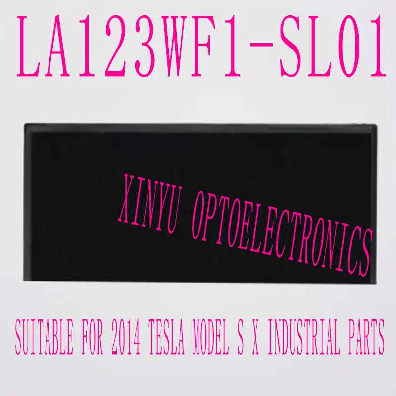 12.3-inch LA123WF1-SL01 LCD display panel LA123WF1 (SL) (01) is suitable for 2014 Tesla Model S X industrial parts