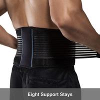 Lumbar Back Support Belt Dual Adjustable Waist Support Strap Lower Back Brace Orthopedic Corset for Sciatica Herniated Disc Pain