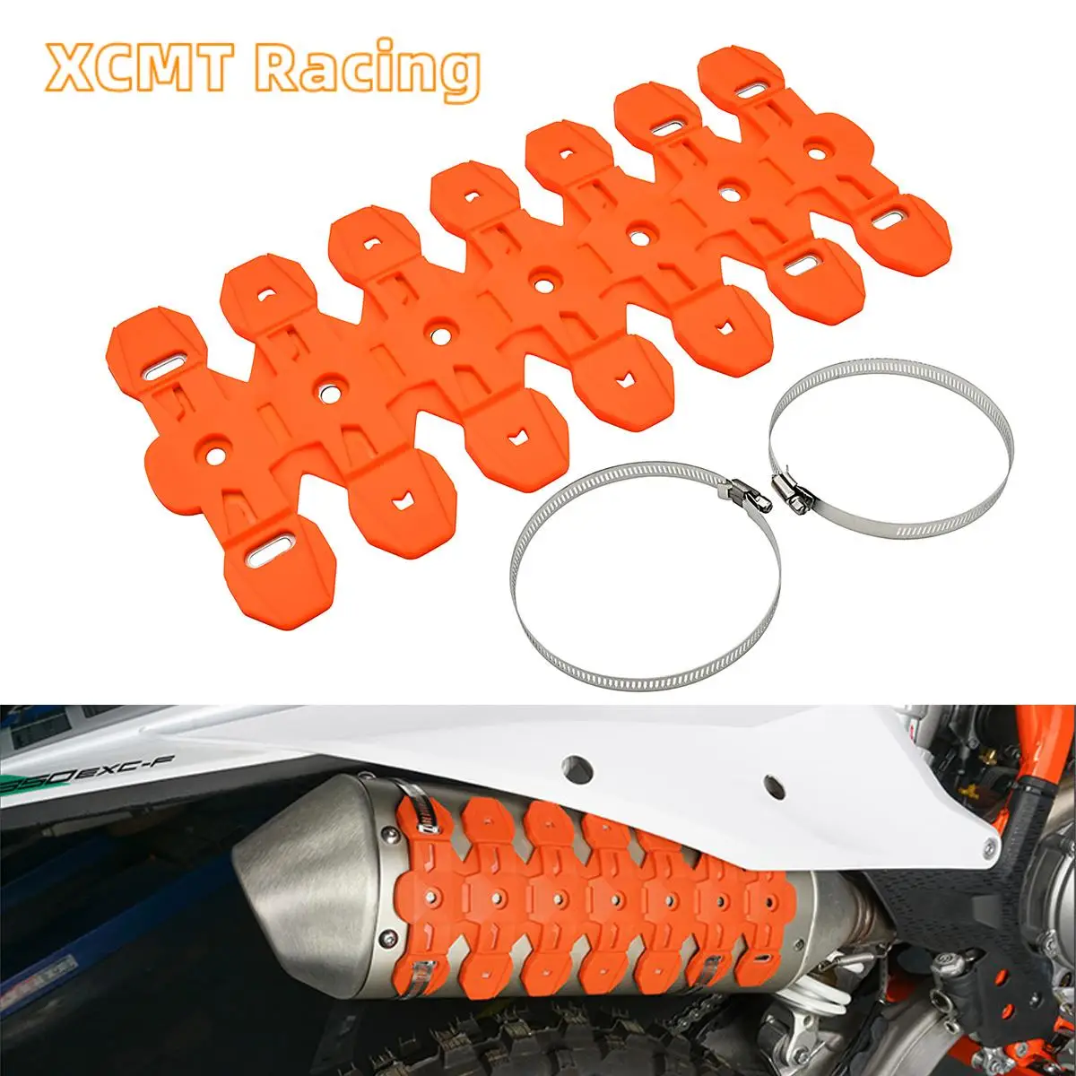 

Motocross Exhaust Tail Pipe Protector Cover Guard For For Husqvarna TC FC TE TE i FE TX FX 125 250 300 350 400 450 501