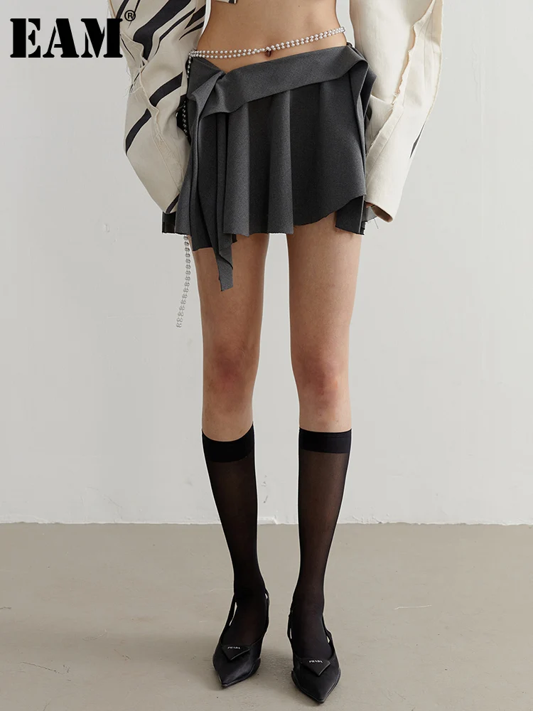 [Eam] High Waist Gr…