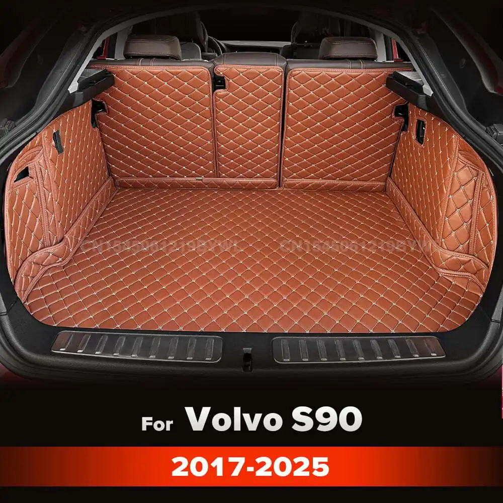 

For Volvo S90 2017-2025 24 23 22 21 20 19 18 Auto Full Coverage Trunk Mat Car Protective Pad Cargo Liner Interior Accessories