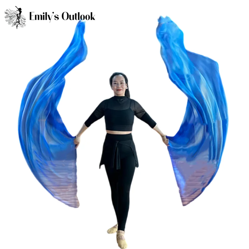 

2pcs Praise Dance Worship Flags with Scalable Rod Semicircle Angel Wing Church Praise Outdoor Practice Performance Banner Red