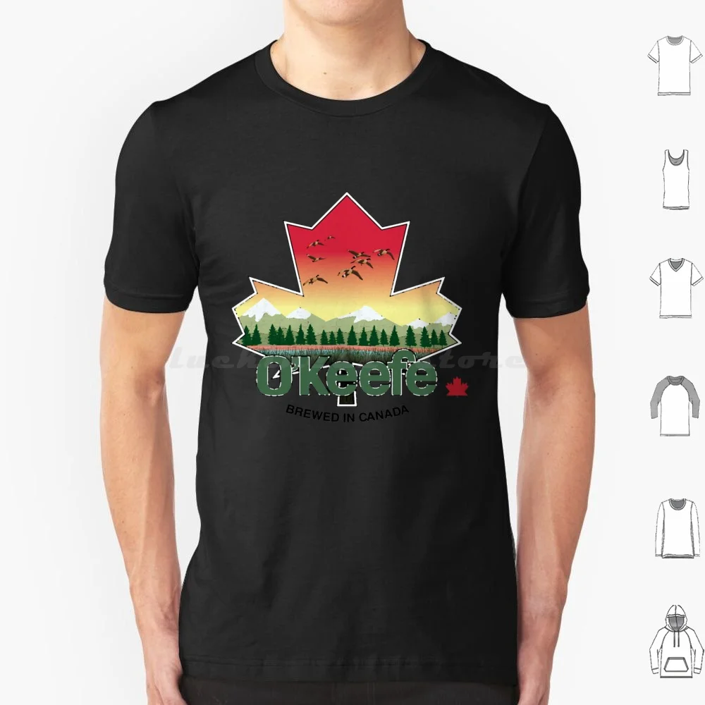 O'keefe Brewery-Brewed In Canada T Shirt Big Size 100% Cotton Okeefe Beer Brewery Canada Always Sunny Charlie Charlie Day Its