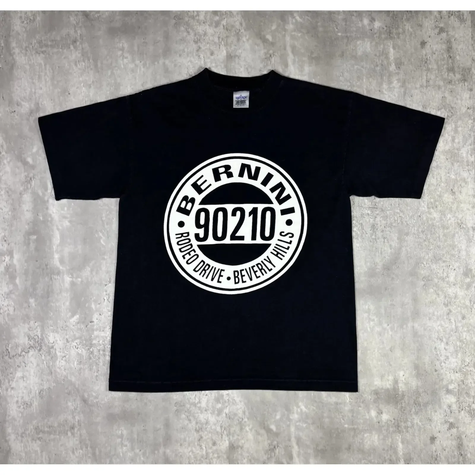 Vintage 90210 Beverly Hills Promo T Shirt Schwarz Kurzarm Erwachsene Medium 2000er vintage Washed Breathable Slightly Stretched