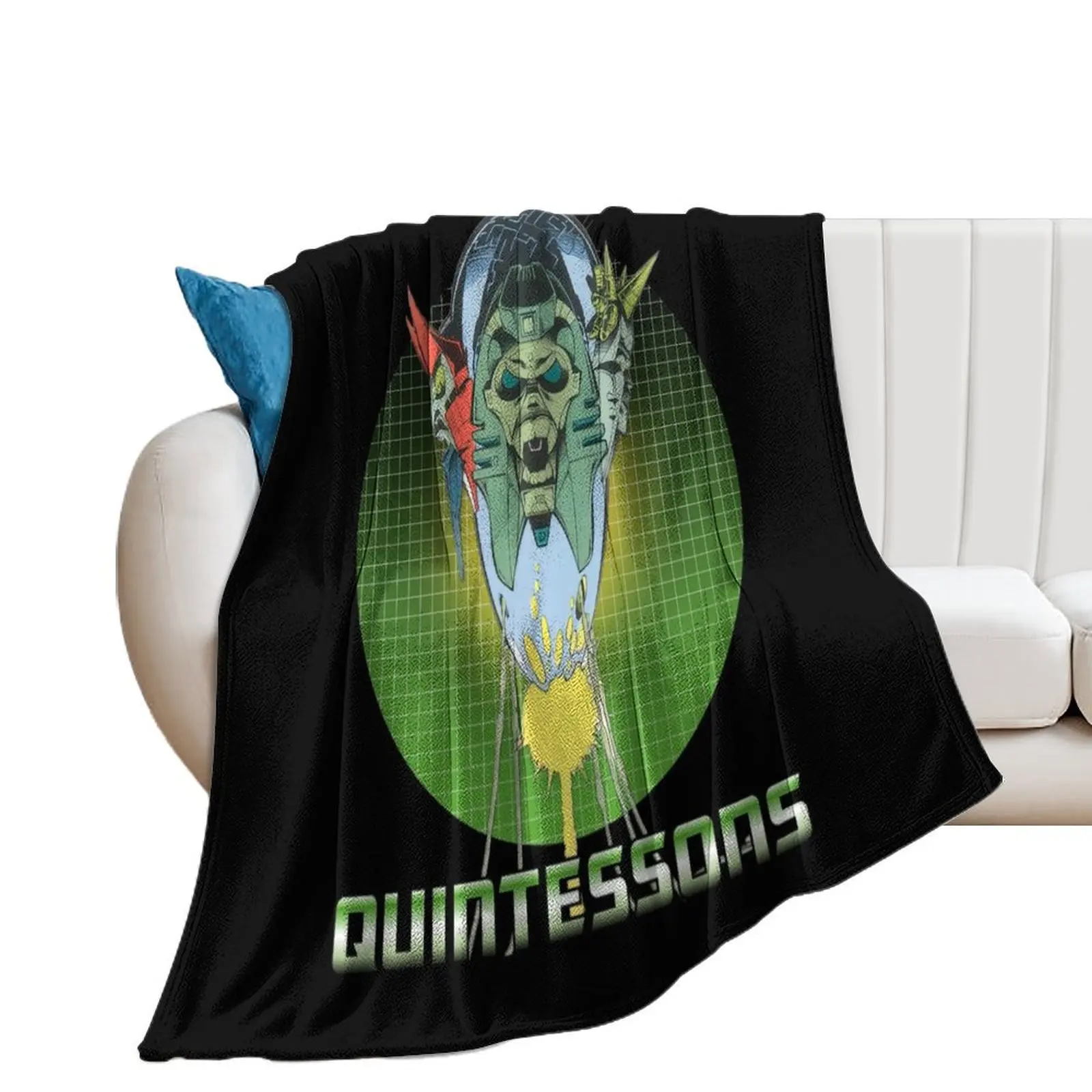 Quintessons Autobot Transformer G1 Throw Blanket anime Cute Plaid Custom Thermal Blankets