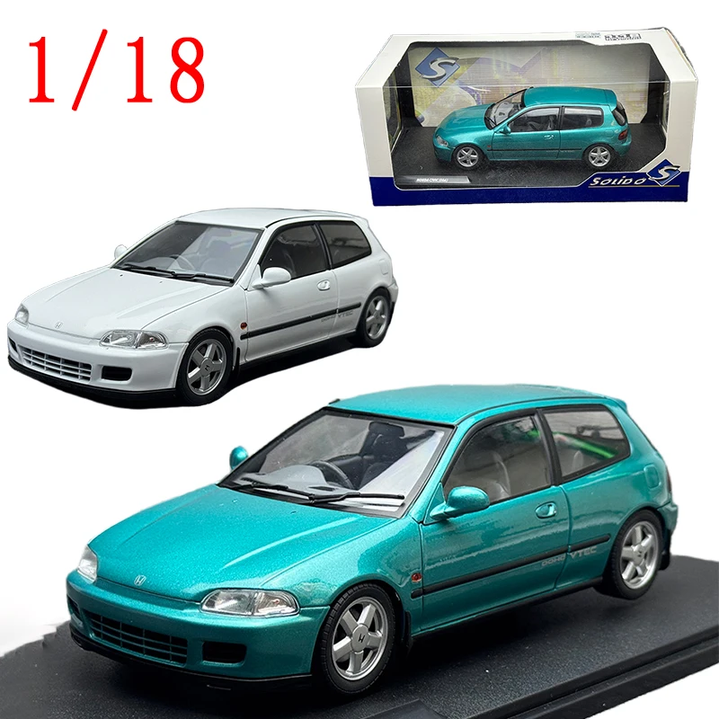 

SOLIDO Diecast 1/64 Scale Honda Civic Alloy Car Model EG6 HONDA CIVIC 1991 Play Vehicles Toys for Boys Original Box