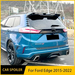 For Ford Edge 2015-2022 Car Body Styling Rear Tail Spoiler High Quality Black ABS Plastic Wing Diffuser Rear Trunk Accessories