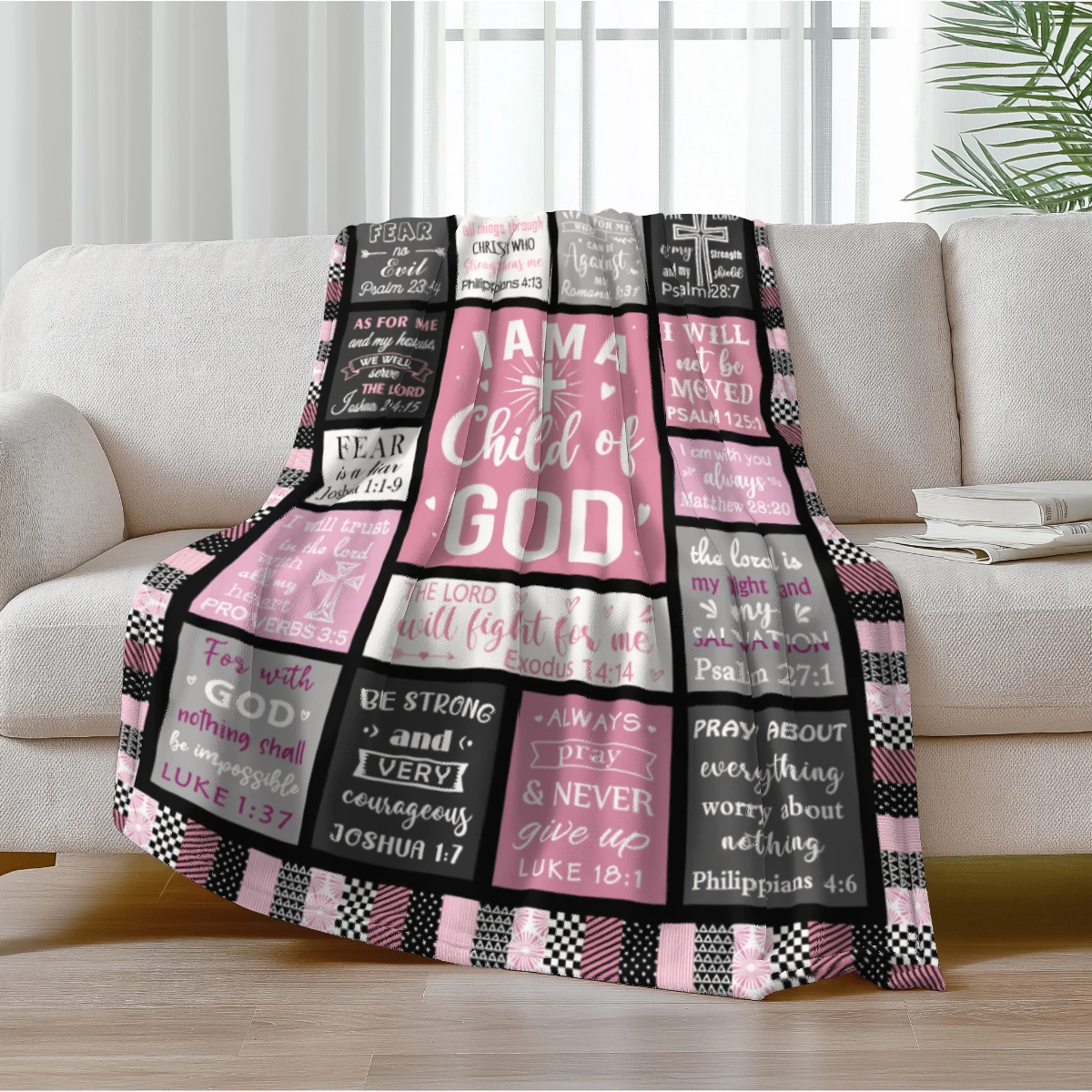Bible Scripture Inspirational Blanket