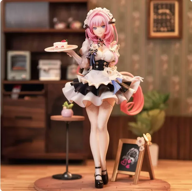 

Japanese Anime Game Honkai Impact 3 Elysia Cosplay Anime Q version model ornament desktop decoration Xmas in-vehicle Gifts NMDM