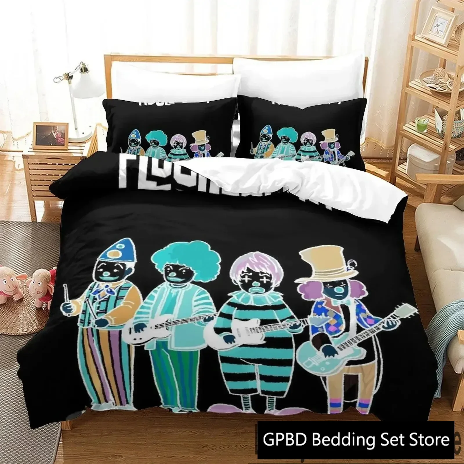 

3D Print Arctic Monkeys Bedding Set Boys Girls Twin Queen King Size Duvet Cover Pillowcase Bed boys Adult Home Textileextile