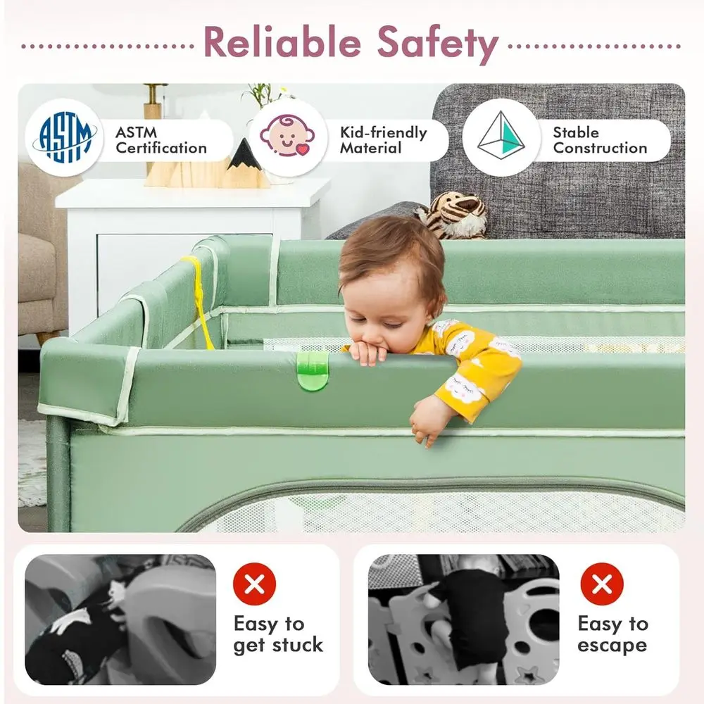 روضة أطفال جامبو للصغار - آمنة، متعة كرة المحيط، غير قابلة للانزلاق، شبكة مسامية، مثالية لمدة 6-12 شهرًا