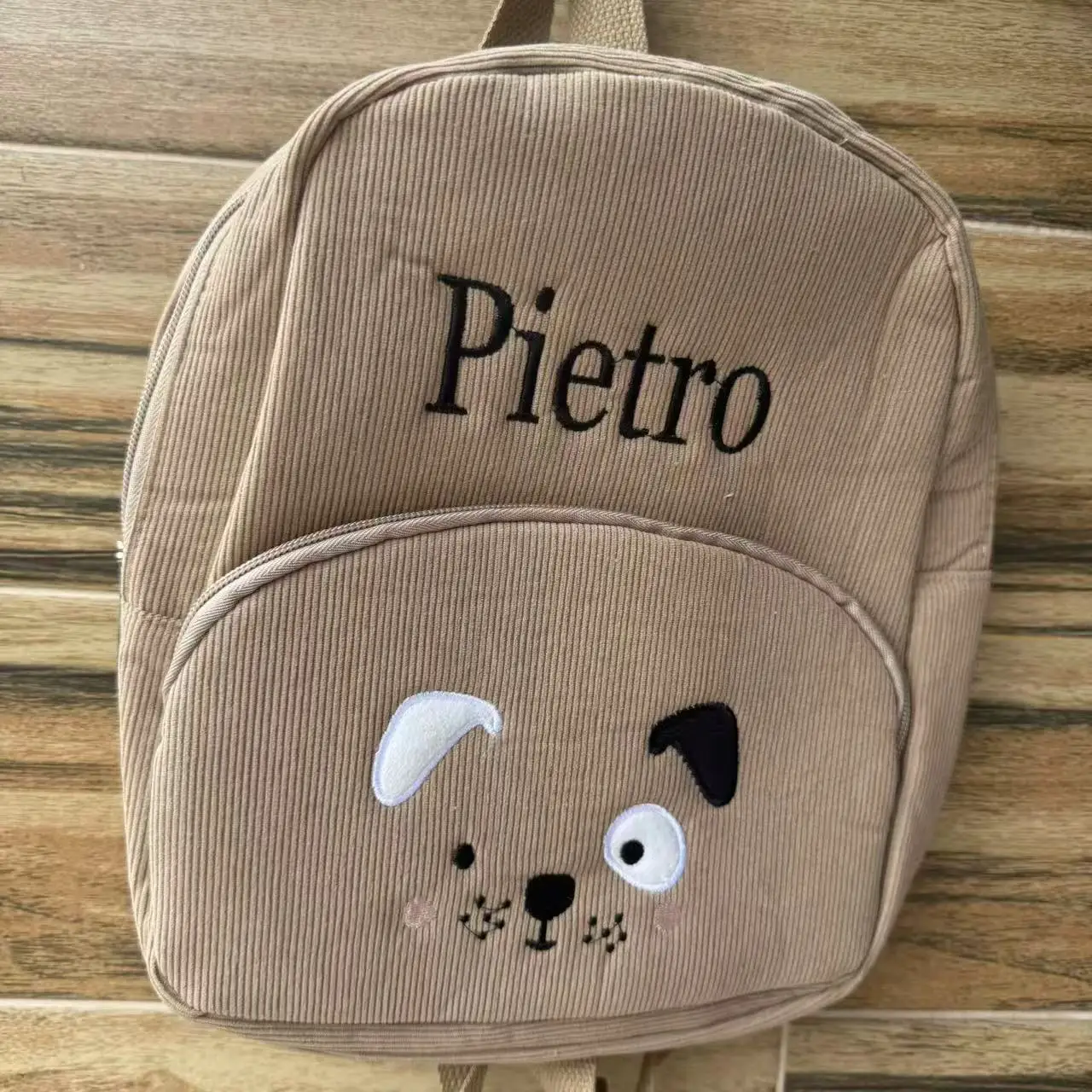 ADAPTED CHILDREN'S BACKAGE WITH NAME Personalized Kindergarten Backpack Kindergarten Backpack Teddy Bear Backpack for Kids