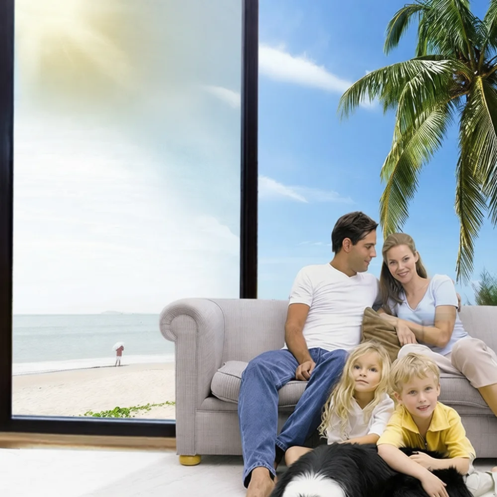 Solar Control Window Film Privacy Tint Glass Heat Rejection Anti UV Self Adhesive Sticker Decoration For Indoor Space