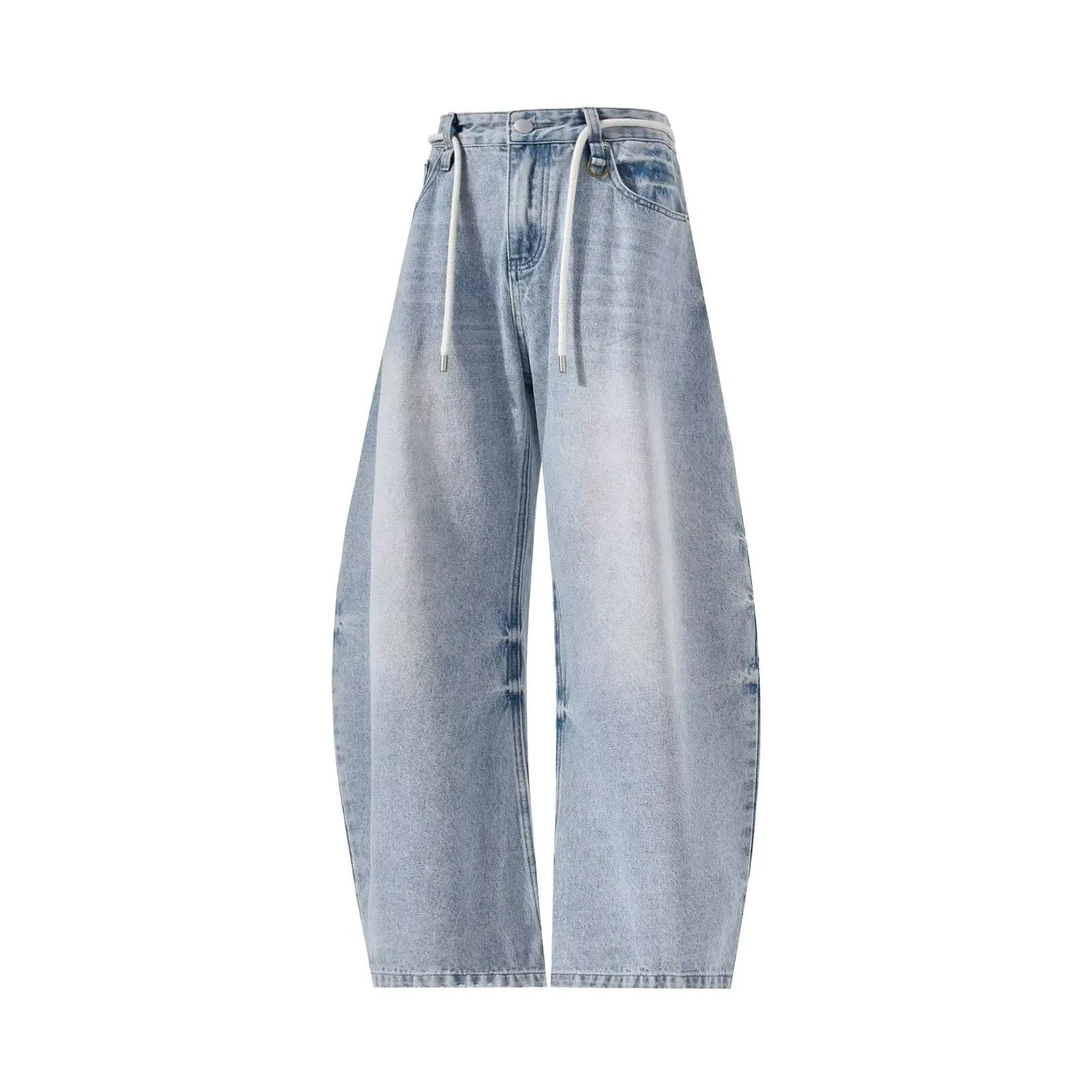 

Y2K Wide Leg Curved Knife Pants New Versatile Temperament Ins Trendy Lazy Fashion Harajuku Jeans