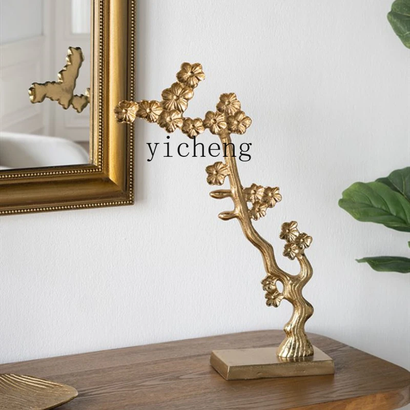 DSA Modern Simple Butterfly Peach Blossom Ornament Home Living Room Decoration Office Desktop Crafts
