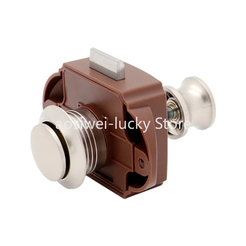 Camper Auto Push Lock Rv Caravan Boot Motor Latch Button Locks Möbel Schublade Latch Türschloss Hardware