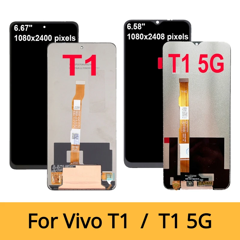 

For Vivo T1 T1 5G V2141 V2157 LCD Display Touch Screen Replacement Digitizer Assembly