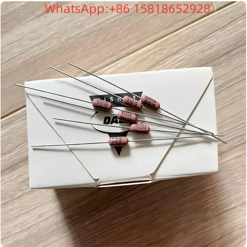 10pcs VISHAY-DALE 51.1R 51R1 RN60C 0.5W 1/2W Copper Lead Non-Magnetic Metal Film Resistors