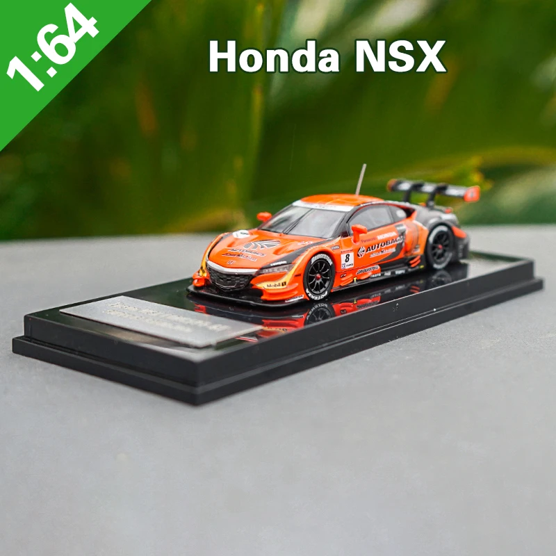 

1:64 Honda NSX CONCEPT-GT GT500 Racing Alloy Car Diecasts & Toy Vehicles Car Model Miniature Scale Model Car Toy For Children