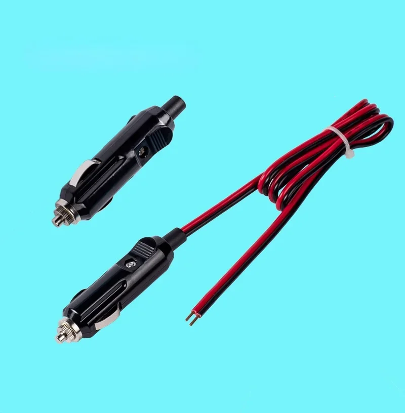 12V 24V Car Accessories Cigarette Lighter Plug Converter Plug Plastic and Metal High Heat Resistance 0.3 Meters