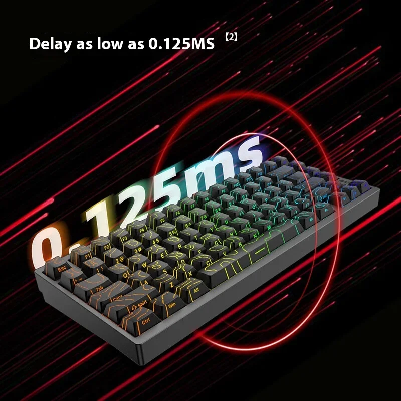 

Irok Mg75 Pro Max Механическая клавиатура Магнитный переключатель Rgb с возможностью горячей замены Алюминиевый ПК 0,005 RT Быстрая демонтажная структура На заказ Новый