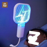 Xiaomi Mosquito Swatter Trap Pest Control USB Electric Shock Mosquito Killer Lamp Portable UV Light Fly Bug Zapper Insect Racket