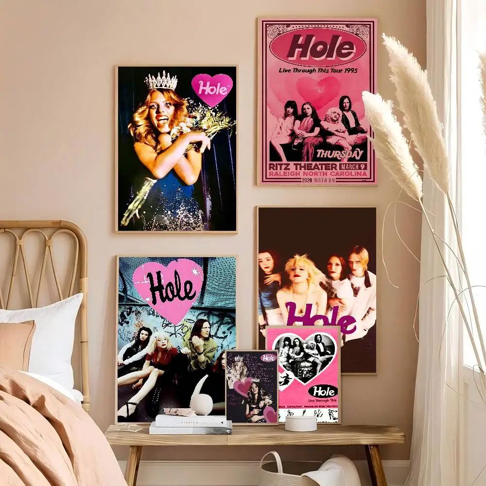 Alternative Rock Band H-Hole  Classic Vintage Posters HD Quality Wall Art Retro Posters for Home Room Wall Decor