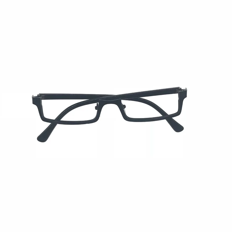 Anime COS Japanese style soft girl  Elliptical Half-Rim Glasses Metal  Selfie Secondary Element Lower Semi-Rimless Glasses Frame