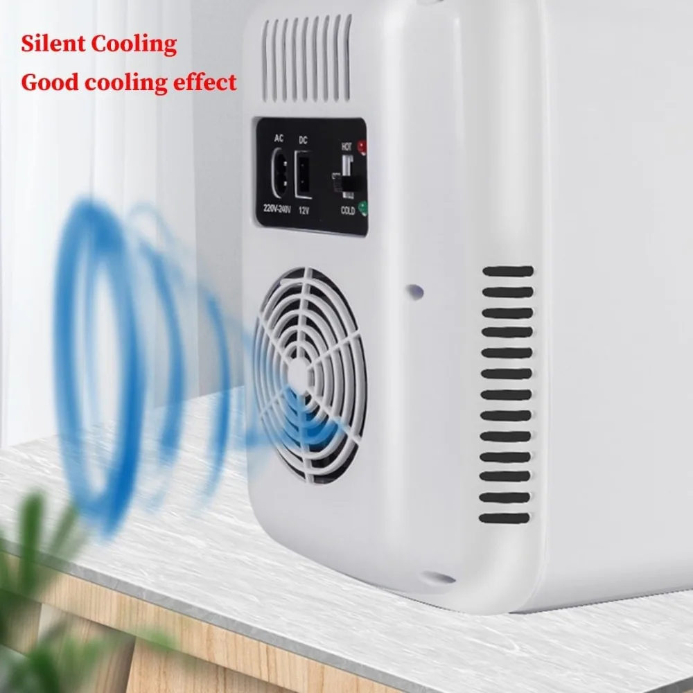 침실용 8리터 미니 냉장고, 사무실용 단일 도어 소형 냉장고, 칸막이가 있는 스킨케어 냉장고, 휴대용 온도 조절기