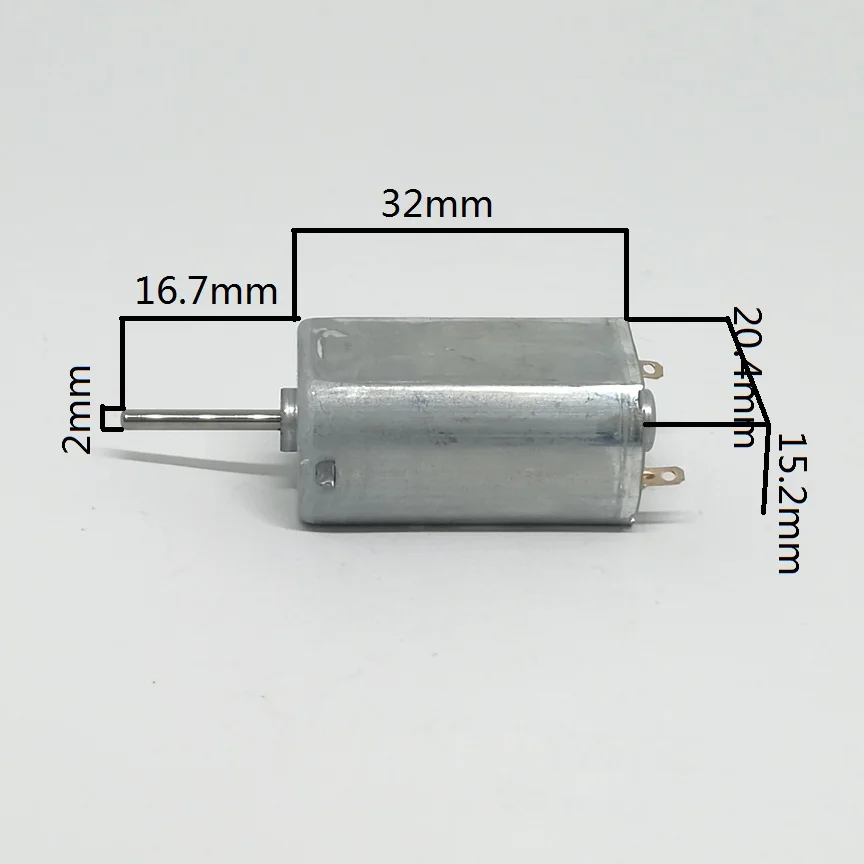 1PCS FF-180SH-13260 DC Motor 3-12VDC 2000-8300RPM 180 for Electric Toothbrush/Hair Clipper