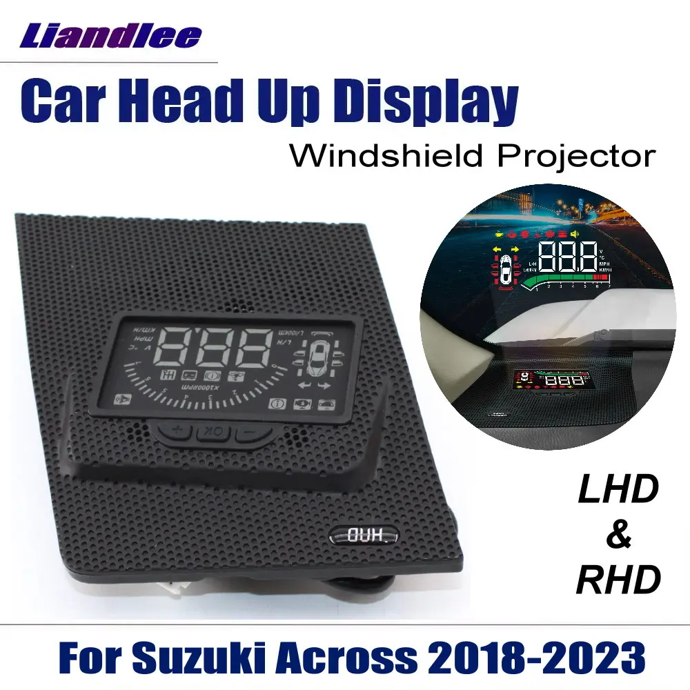 

Car Head Up Display HUD For Suzuki Across 2018-2023 Speaker Cover AUTO LCD Screen Windshield Projector Accessories