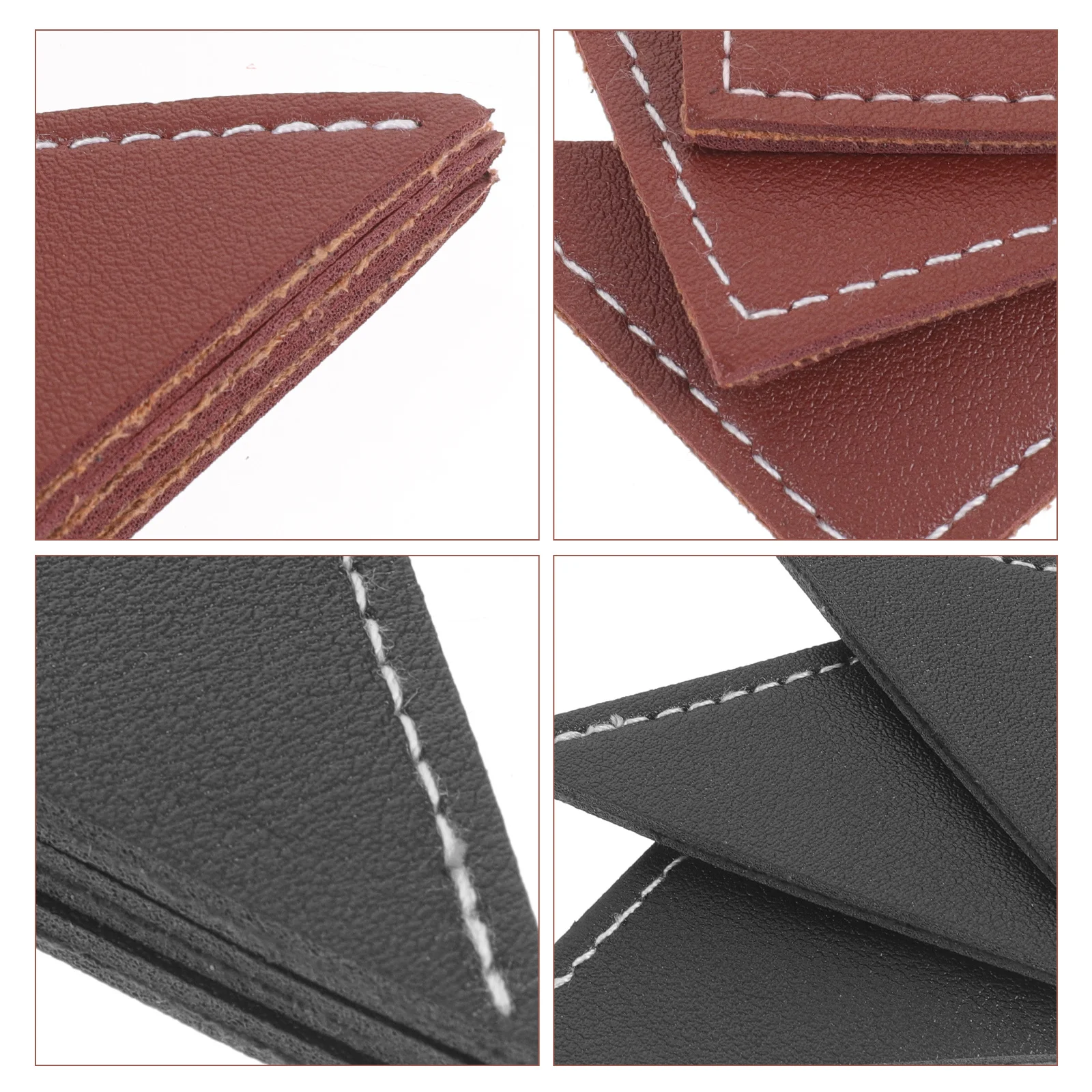 

6Pcs Triangle Shaped Page Corner Bookmarks Vintage Style Book Covers for Notebooks Scrapbooks Reading Accessories for Book