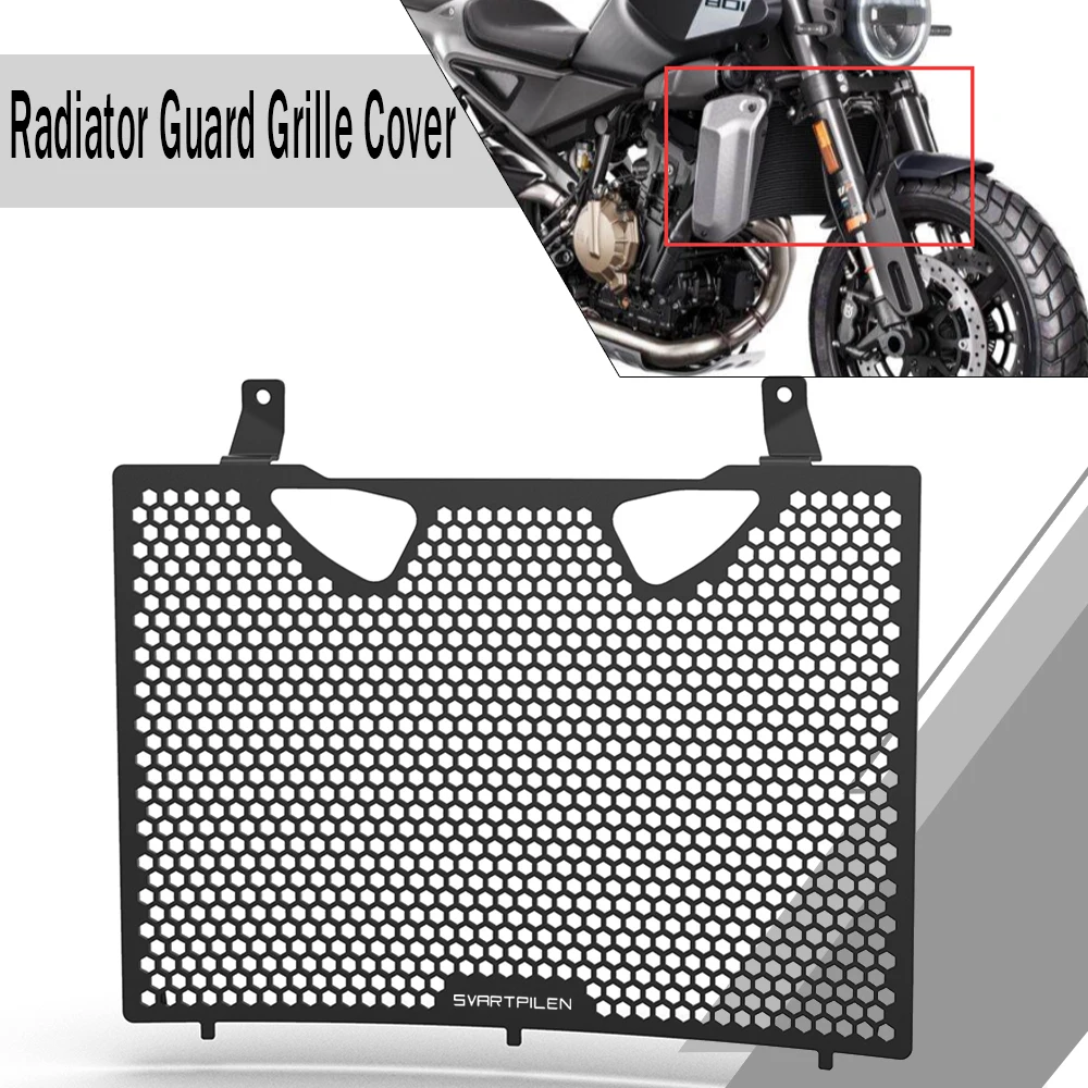 

New Motorcycle Radiator Guard Grille Cover Protection Protector Accessories For Husqvarna Svartpilen 801 2024 2025 Svartpilen801