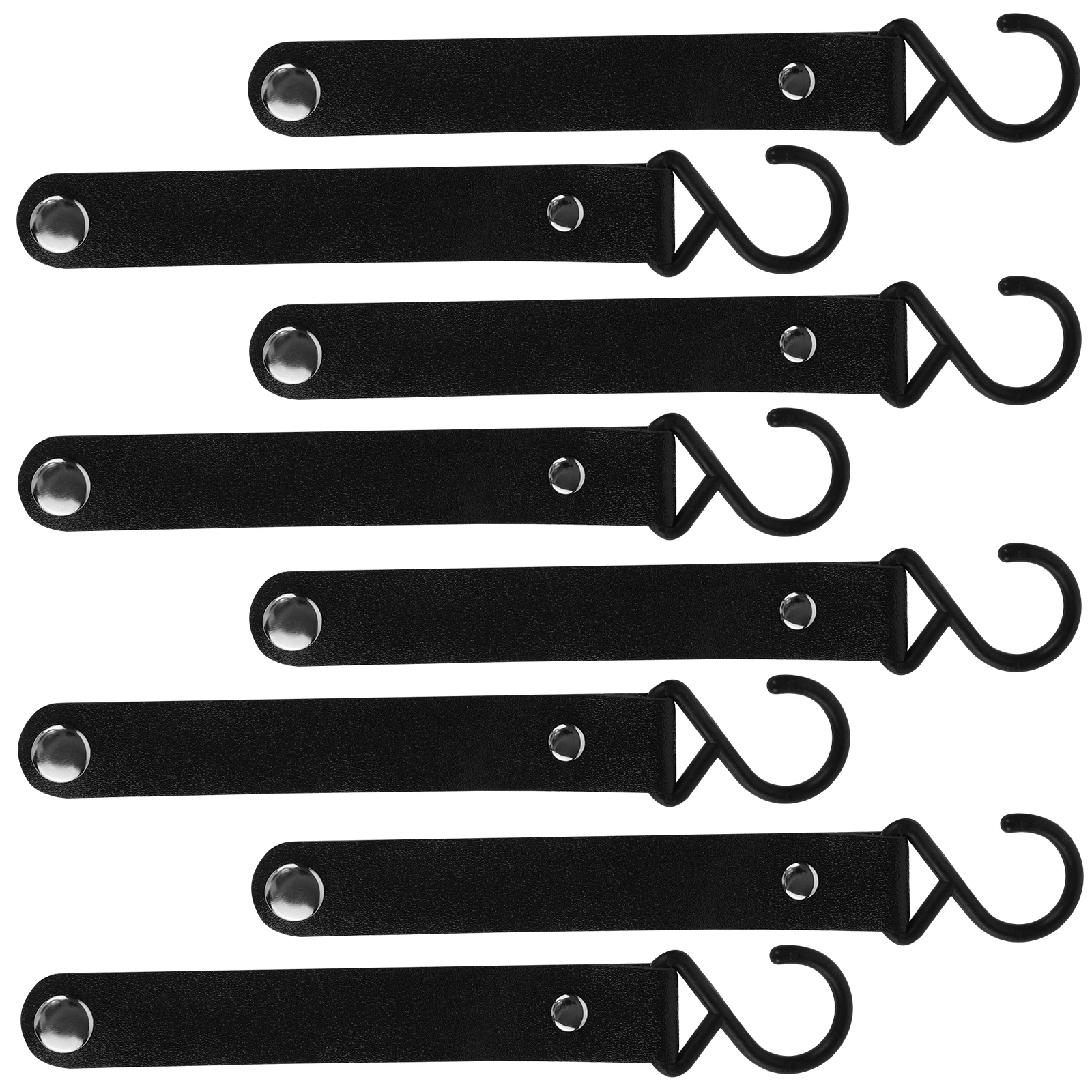 

10pcs Tent for Camping Camping Light Holder Black PU Heavy Duty Windproof Outdoor Drying Cookware Clothes Hook