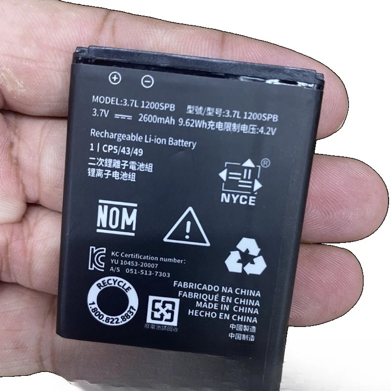 2pcs New 3.7V 1200SPB 1200mah Battery for Texas InstrumentsTI-84 CE CX CAS Graphing Calculator Battery