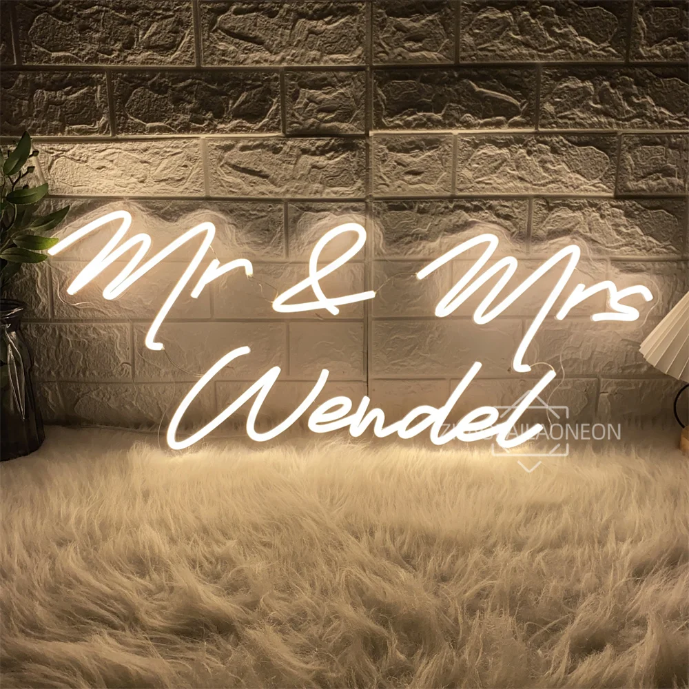 Name Neon Sign Led Custom Neon Name Sign Bedroom Wedding