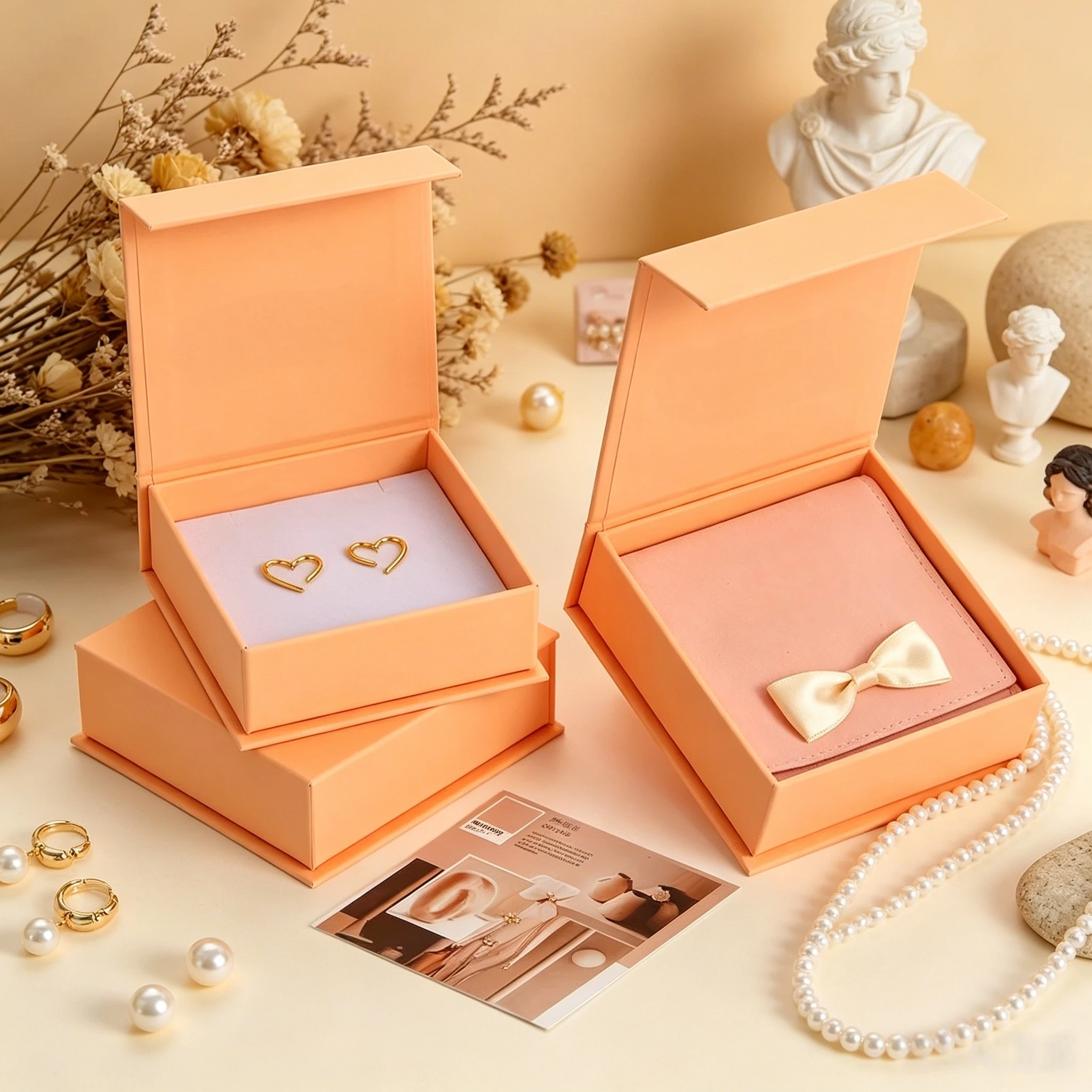 boite-a-bijoux-magnetique-de-luxe-sheepsew-orange-avec-logo-personnalise-boite-d'emballage-cadeau-pliable